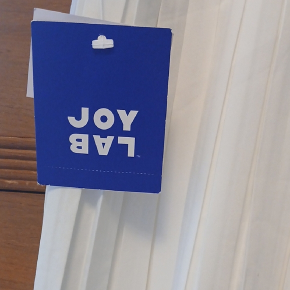 NEW XXL JoyLab White Pleated Mini Skirt - Picture 2 of 5